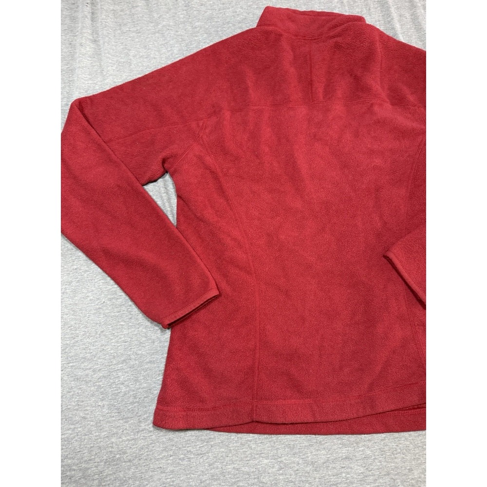 Patagonia Synchilla Jacket Womens Sz M Red 1/2 Zip Pullover Fleece - Picture 8 of 9